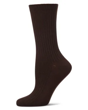 Women's 3 Pair Pack Rib Crew Socks