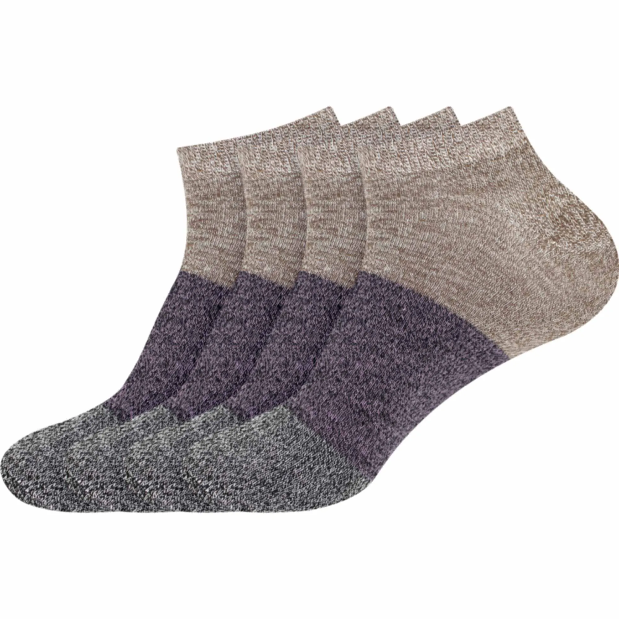 Women's Rayon from Bamboo Fiber Stripe Style Sports Superior Wicking Athletic Casual Ankle Socks