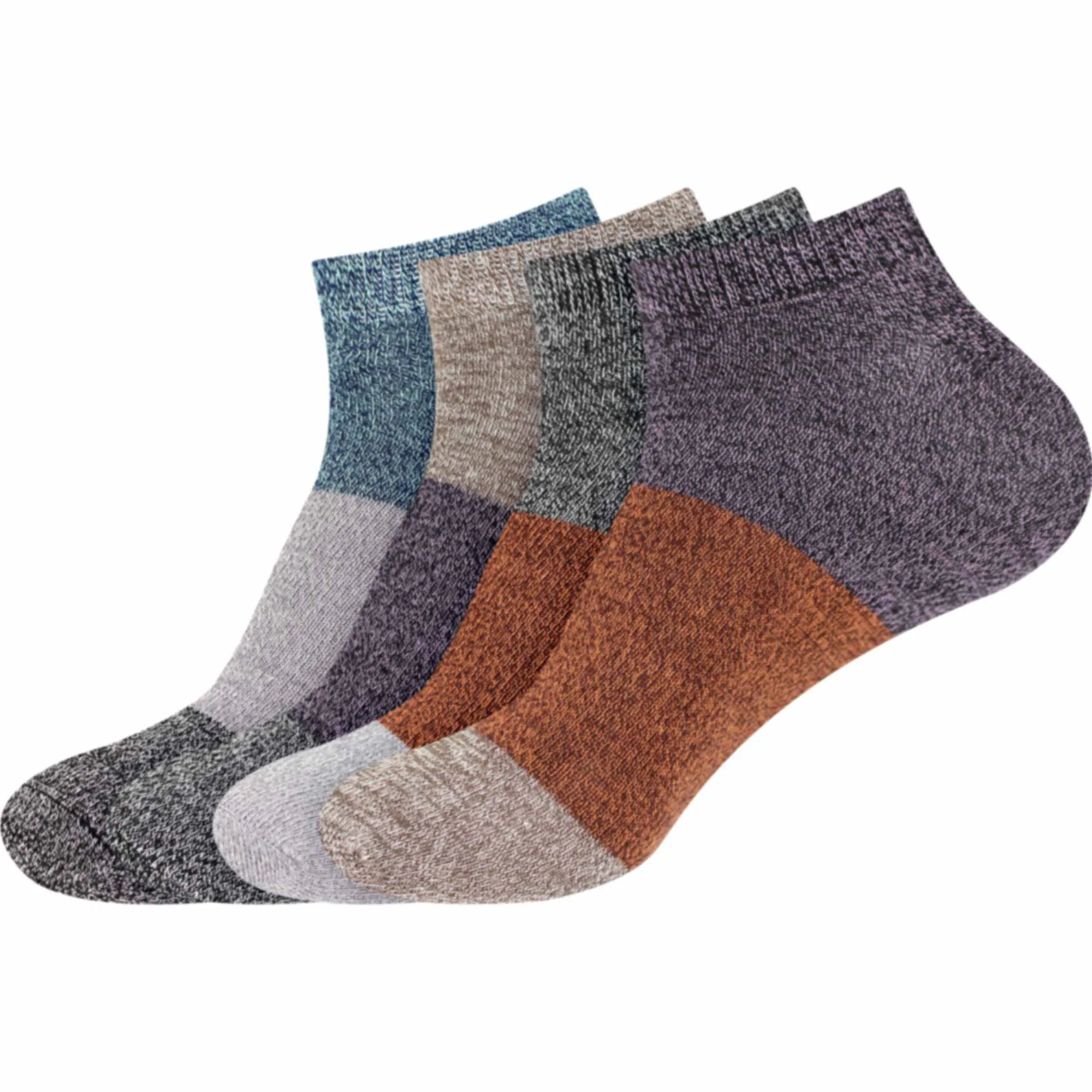 Women's Rayon from Bamboo Fiber Stripe Style Sports Superior Wicking Athletic Casual Ankle Socks
