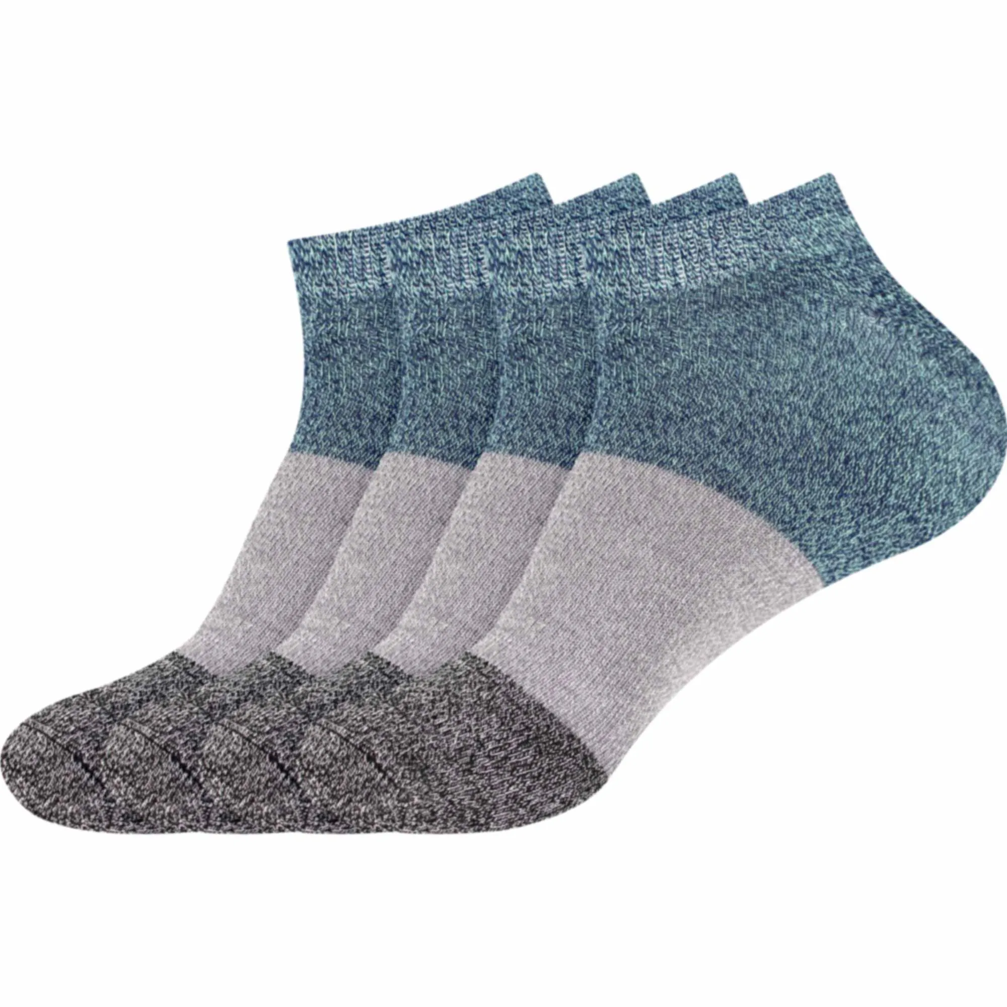 Women's Rayon from Bamboo Fiber Stripe Style Sports Superior Wicking Athletic Casual Ankle Socks