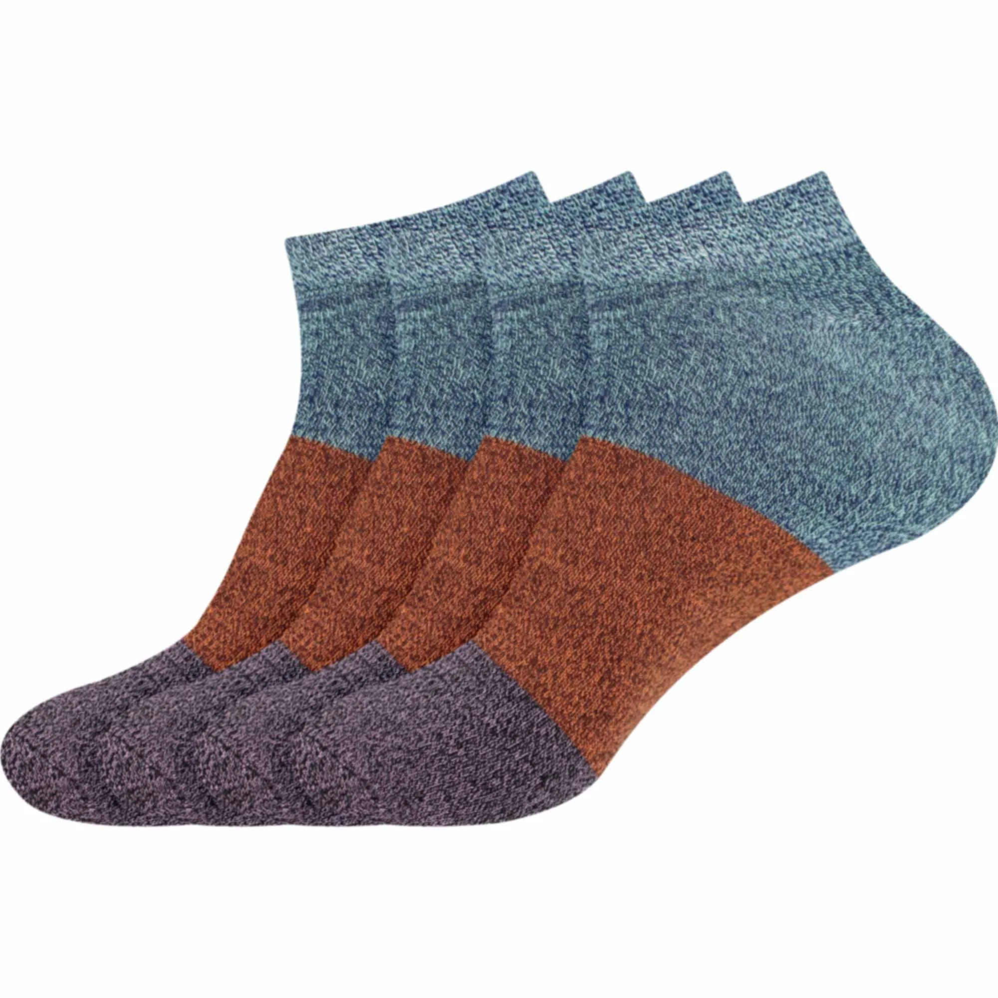 Women's Rayon from Bamboo Fiber Stripe Style Sports Superior Wicking Athletic Casual Ankle Socks